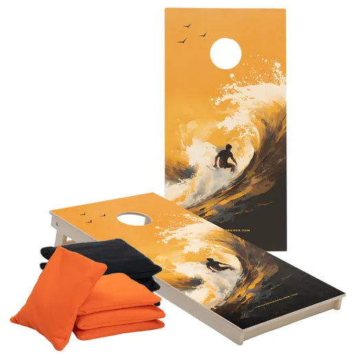 SURF - Set de cornhole - 2 board / 2x4 sacs Sets de cornhole Wicked Wood Games