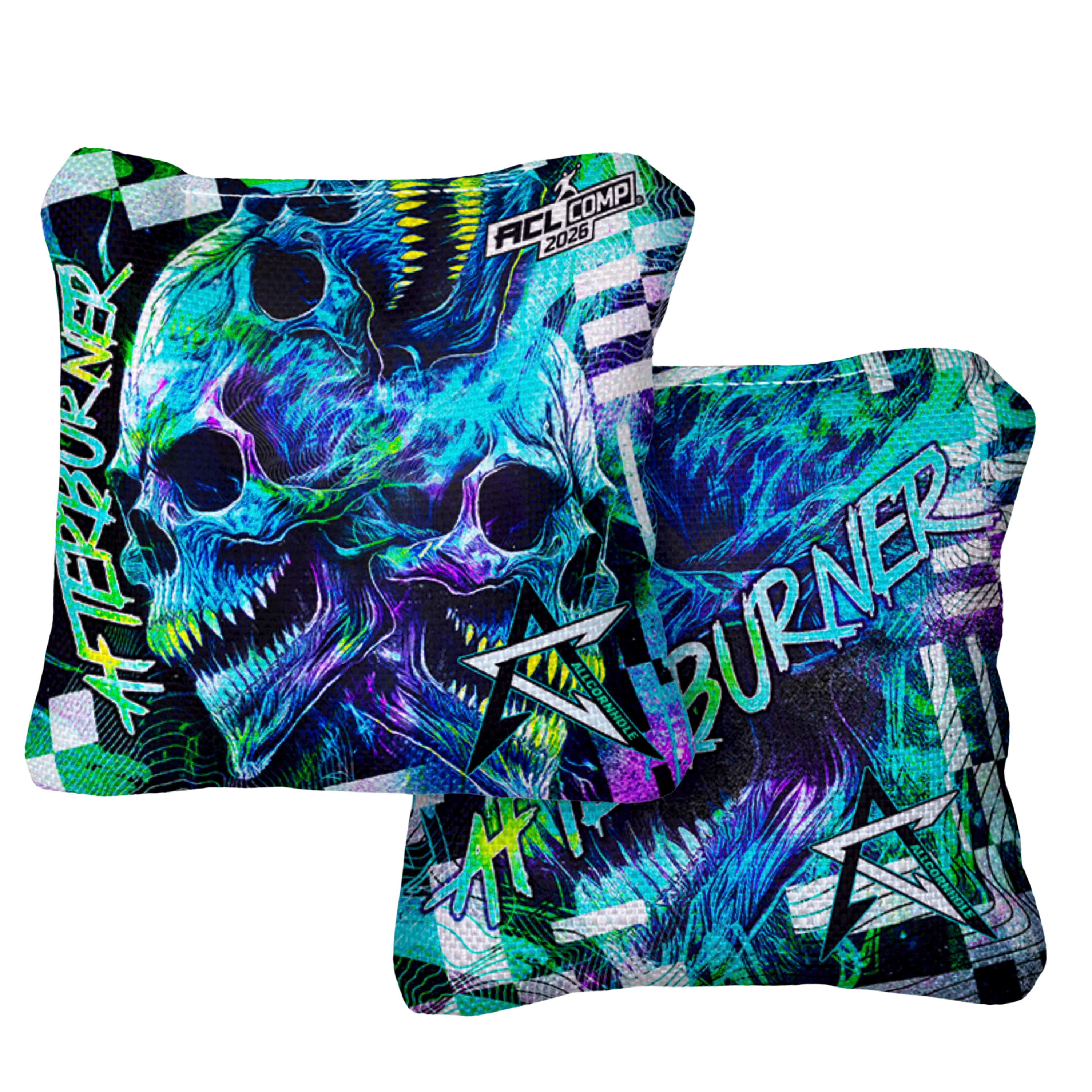 ALLCORNHOLE - AFTERBURNER 2026 - ACL COMP - 1x4 Cornhole Bags Cornhole Bags AllCornhole Teal