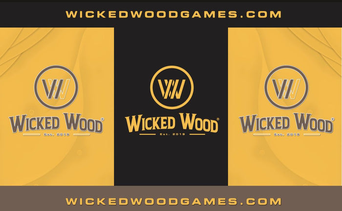 Set de cornhole professionnel avec deux tapis Accessoires Wicked Wood Games