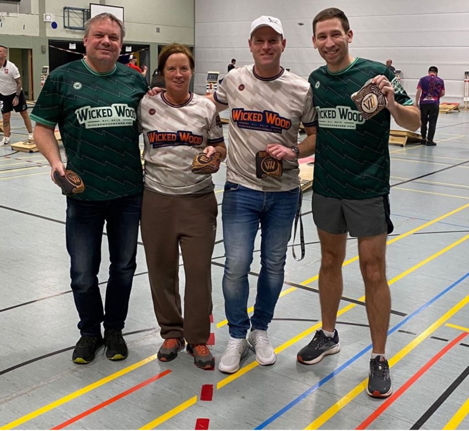 Team Wicked Wood op tijd in vorm