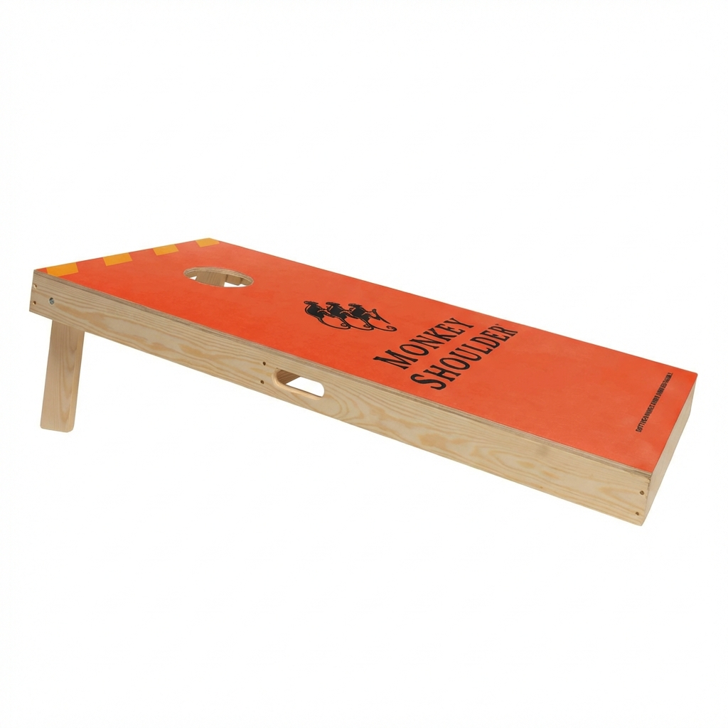 Set de cornhole avec design personnalisé - planche unique Sets de cornhole Wicked Wood Games