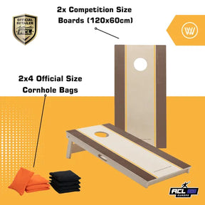 RAILS - Set de cornhole - 2 board / 2x4 sacs Sets de cornhole Wicked Wood Games