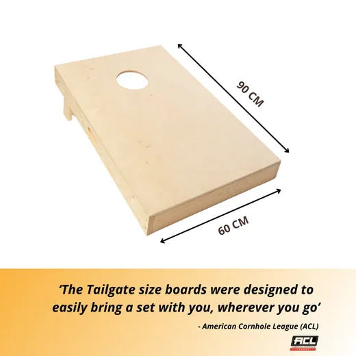 Set de cornhole - 90x60 - brut (non peint) - Wicked Wood Games Sets de cornhole Wicked Wood Games