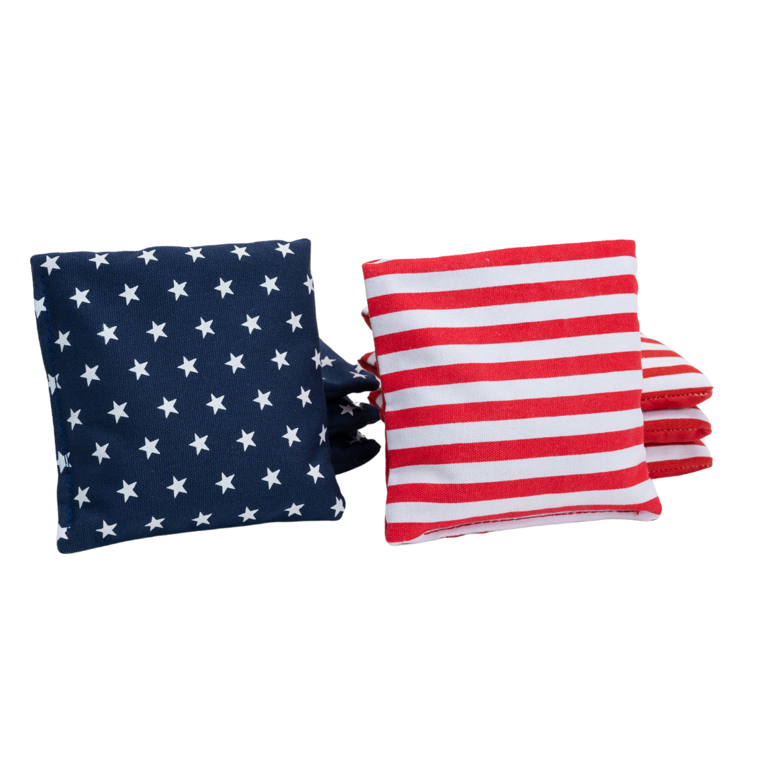 Enfants Cornhole Bags - Amérique - 2x4 pièces - 240gr Cornhole Bags Wicked Wood Games