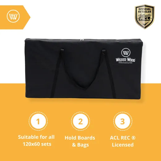 Sac de transport pour board de cornhole - 90x60 Accessoires Wicked Wood Games