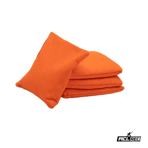 1x4 Cornhole Bags - ACL REC - remplissage granulé Cornhole Bags Wicked Wood Games Orange