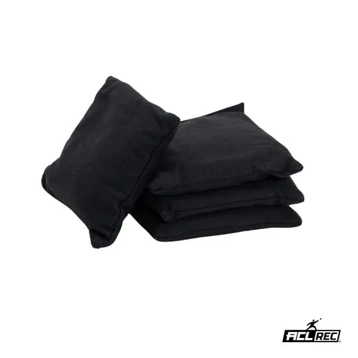 1x4 Cornhole Bags - ACL REC - remplissage granulé Cornhole Bags Wicked Wood Games Noir