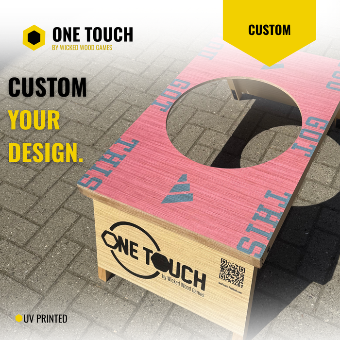 OneTouch Personnalisé - Ensemble Complet Design Unique - Inclut 2x panneaux / Ballon / Sac de transport