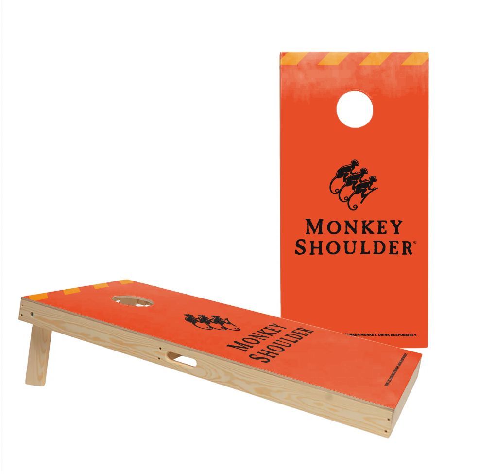Cornhole Set met Eigen Design (Test Tjarco) Cornhole sets Wicked Wood Games