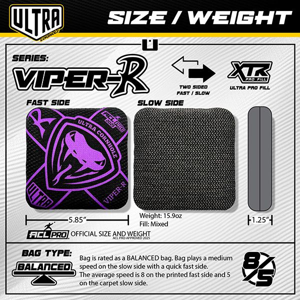 Ultra - Viper R - 2027 - Pro Bags Cornhole Bags Ultra Cornhole